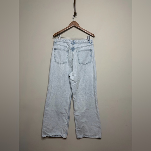 Reformation Cary High Rise Slouchy Wide Leg Jeans in Shasta - Picture 8 of 9